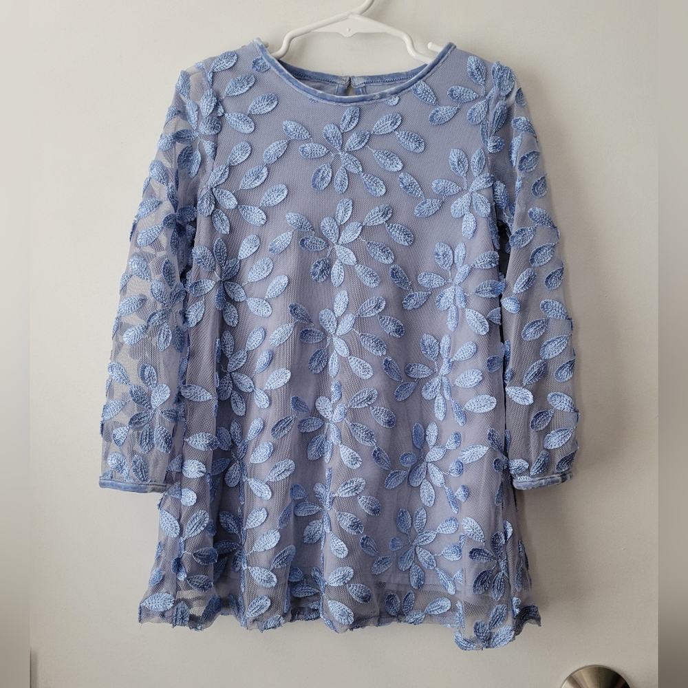 Genuine Kids by Oshkosh blue flower dress